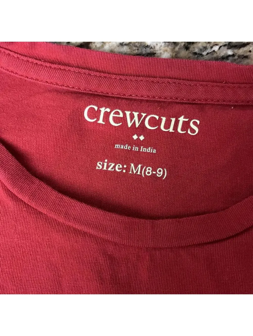 J.Crew Crewcuts Red Sequin Bow Long Sleeve Top Girls M 8-9 Holiday Shirt